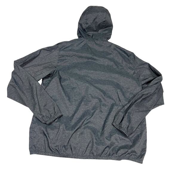 Asics Running Jacket Grey Long‎ Sleeve Full Zip Hooded Activewear Lightweight - Picture 2 of 10